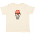 thumbnail image 3 of Inktastic Basketball and Hoop Boys or Girls Toddler T-Shirt, 3 of 5