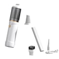 thumbnail image 2 of Kezqiaxn Vacuum Cleaners for Home, Mini Vacuum Cleaner Handheld Car Vacuum Cleaner, Vacuum Cleaner and Air Duster, High Power Desktop Car Vacuum Cleaner with Nozzles for Car, Home, Office, Pet White, 2 of 2