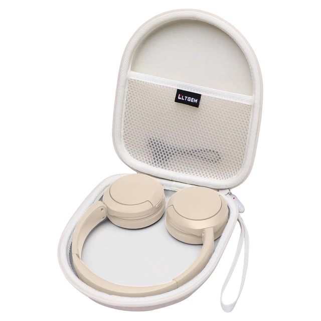 Funda LTGEM compatible con Sony WH-CH520/WH-CH520B.CE7, color beige
