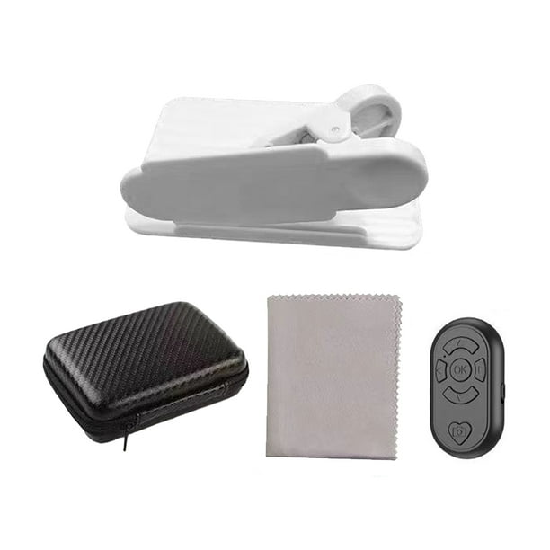 Injueey Clip de plástico para reflejo de espejo de teléfono, amplia aplicación, fácil de usar, práctico y práctico, control remoto blanco Type3 NO3