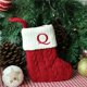 thumbnail image 1 of Calcetines de Navidad con letras del alfabeto, medias de punto de copo de nieve rojo, colgante de árbol de Navidad, decoraciones para el hogar, regalo de Navidad, 1 of 4