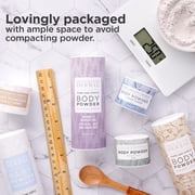 Talc Free Body Powder for Women, Dusting Powder, Cornstarch Free Talcum Powder, Grounding Relaxation Scent, Essential Oils Lavender, Vetiver, Clary Sage, Ora’s Amazing Herbal, Blissful Earth 2.5 oz