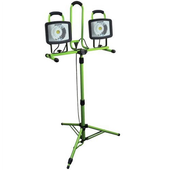 Woods L1682 46-watt Twin Head Telescoping Tripod Array LED Work Light with 5-Foot Cord