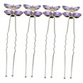 thumbnail image 4 of FRCOLOR  4 Pcs Bridesmaid Hair Accessories Bridal Headpiece Hairpin, 4 of 8