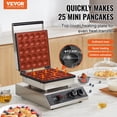 thumbnail image 2 of Máquina para hacer tortitas holandesa VEVOR Mini, 25 unidades, 43 mm de diámetro, 1700 W, 2 of 9