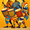 African Drummers, variant on Vibrant Tribal Face African Woman Portrait Canvas Print, Decor for Living Room, Office, Cafe, Hallway