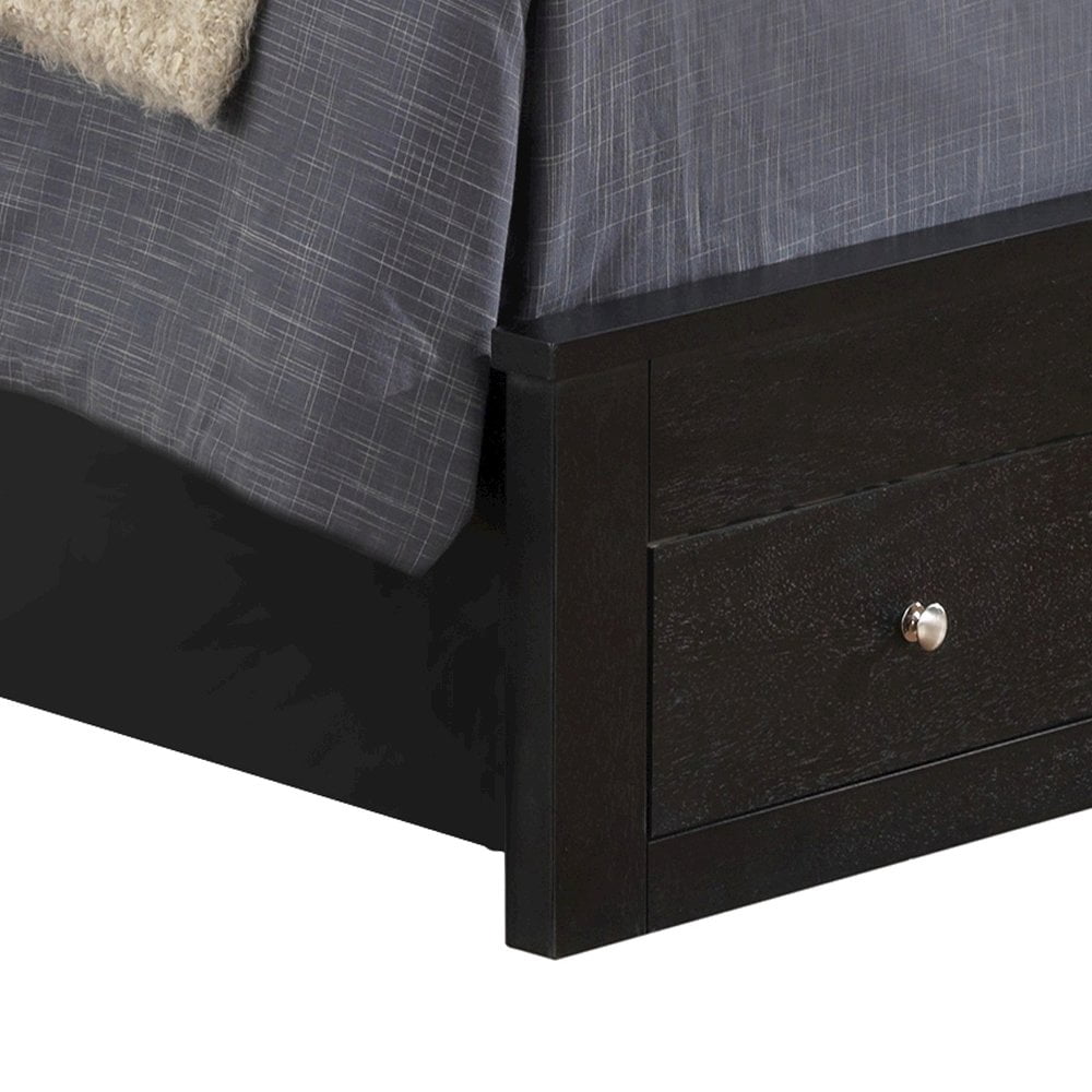 Glory Furniture Burlington Twin Storage Bed in Black