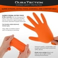 thumbnail image 4 of Dura-Gold Duratection 8 Mil Orange Super Duty Diamond Textured Nitrile Disposable Gloves, 10 Boxes of 100, Small - Latex Free, Powder Free, Food Safe, Safety Protection Work Gloves, Industrial, 4 of 7