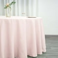 thumbnail image 2 of Efavormart 5 Pack Round Tablecloth, 120 Inch Stain & Wrinkle Resistant Washable Table Cloth, Decorative Polyester Fabric Table Cover for Banquet, Wedding, Dining- Blush, 2 of 10