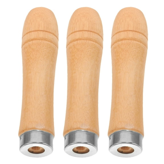 NICEXMAS 3Pcs Solid Wood Detachable Handles with Antiscald Design for Frying Pan and ula