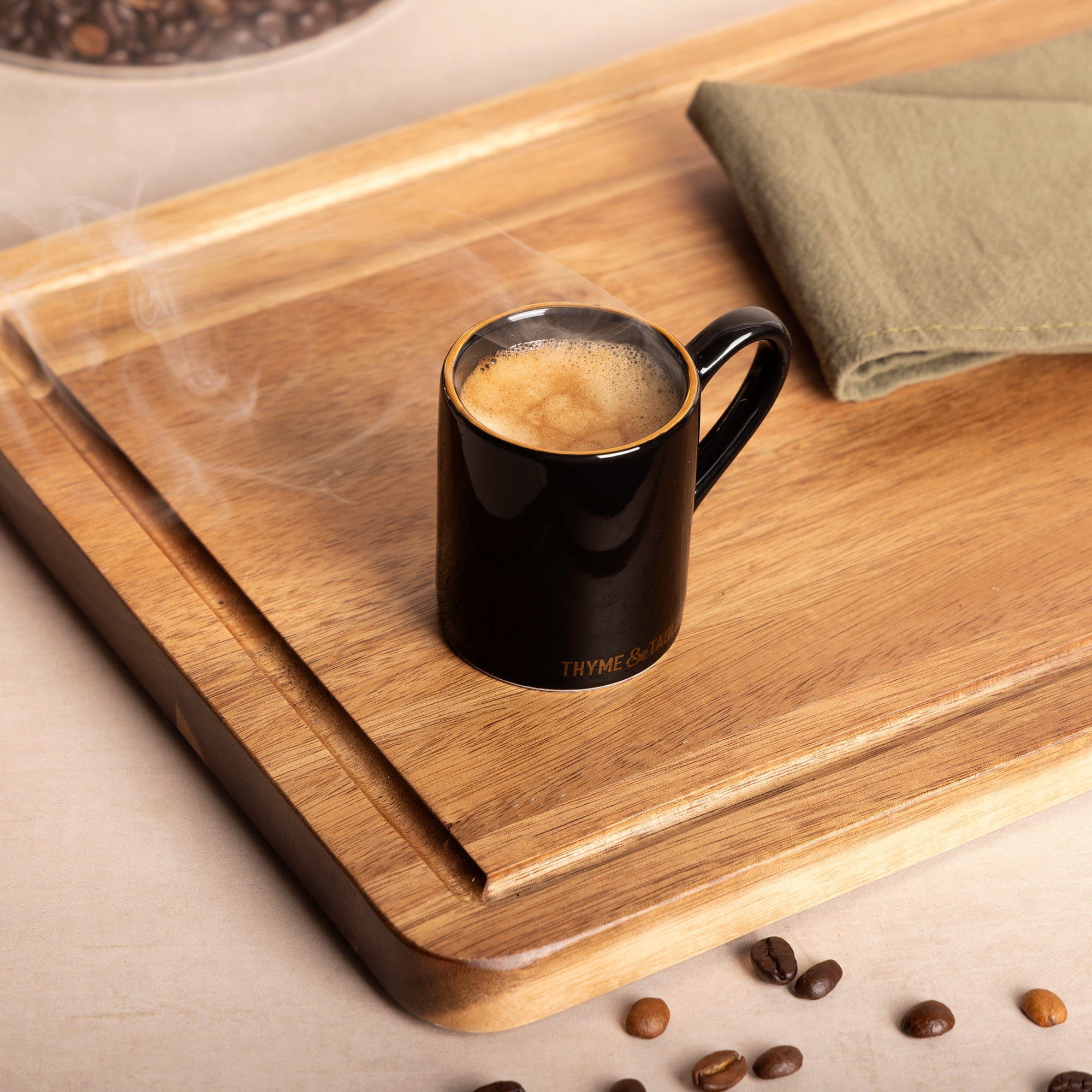 Thyme & Table Espresso Mug, Black