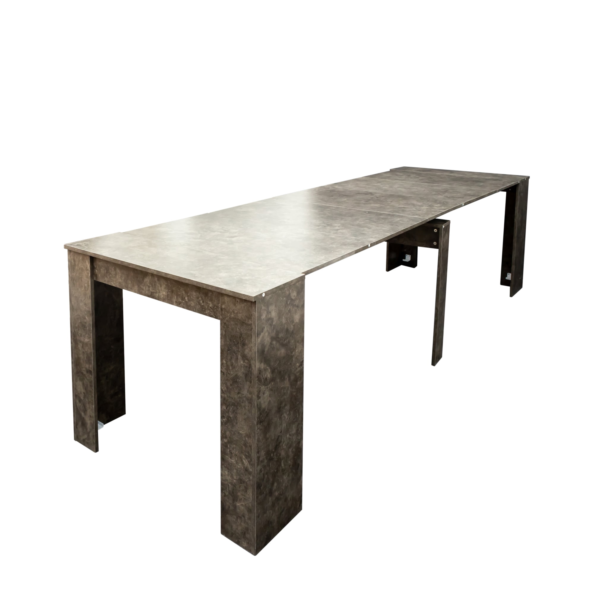 Aukfa 9FT Dining Table for 6-12 Person,Extendable Dining Table for Kitchen,Dining Room - Marble
