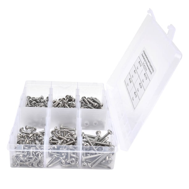 Tornillo Autoperforante Se, Tornillos Autoperforantes Cruzados Antioxidantes Convenientes Para Cerraduras, Lámparas, Juguetes Para Trabajadores ANGGREK 410 Stainless Steel Self‑Drilling Screws