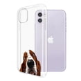 thumbnail image 2 of FINCIBO Soft TPU Clear Case Slim Protective Cover for Apple iPhone 11 6.1" 2019, Basset Hound Dog, 2 of 4
