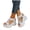 B White, variant on Women's Orthopedic Walking Sandals with Arch Support Open Toe Comfortable Slip On Mesh Athletic Shoes White Size 7