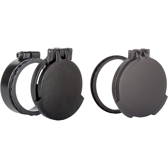 Tenebraex Ocular & Objective Flip Up Scope Cover Kit for Vortex Razor HD Gen II 4.5-27x56 (56KIT-FCRB01) - Black