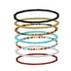 thumbnail image 2 of Qarigey 7 Pieces Boho Handmade Beads Anklets Jewelry Style Multilayered Bohemian Hand Elastic Beaded Bracelets Foot Chain Type1 NO1, 2 of 6