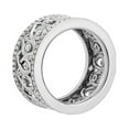 thumbnail image 5 of 1.10 Carat Brilliant Round Cut Genuine Diamond Wonderful Eternity Band for Ladies Solid 950 Platinum Size 10.5, 5 of 8