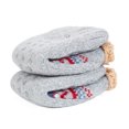 thumbnail image 4 of LEMZONE Fuzzy Slipper Socks for Men Fleece Lining Low Cut Cabin Socks with Grips Christmas Stocking Stuffers, 4 of 4