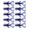 thumbnail image 2 of Langgg 10pcs Bait Shrimp Soft Realistic Reusable Tackle Wire Baits Soft Bionic Sporting Goods Fishes Hooks Playing Barbed 6#, 2 of 6