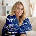 thumbnail image 2 of Birthday Gifts for Women, Birthday Gifts for Women Friendship Unique, Happy Birthday Gifts for Her Men Mom Grandma Wife, Best Birthday Gift Ideas, Happy Birthday Decorations Throw Blanket 50"x60" Red, 2 of 5