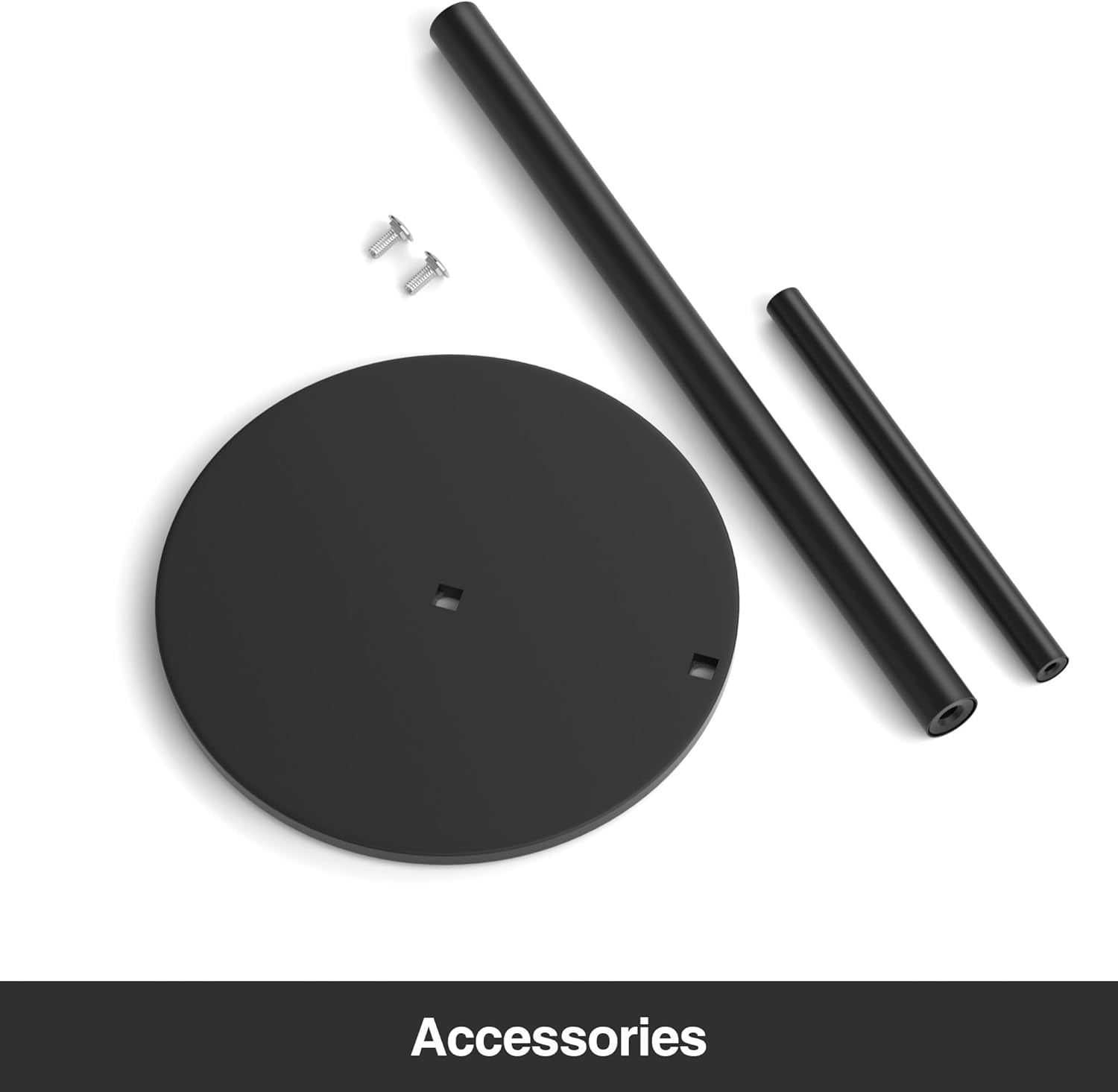 Paper Towel Holder Black, Premium Stainless Steel Kitchen Roll Dispenser, Countertop Roll Organizer with Weighted Base