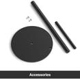 thumbnail image 7 of NIFFGAFF Paper Towel Holder Black Kitchen Roll Holder, One-Handed Operation Countertop Dispenser, 7 of 7