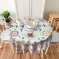 thumbnail image 7 of ZUMAS pink flower Round Tablecloths Are Soft And Comfortable, Re-Washable, Suitable For Cafes, Buffets, Picnics, Weddings And Parties., 7 of 7