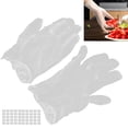thumbnail image 4 of Guantes Desechables, Antiincrustantes A Prueba De Aceite, Guantes Desechables Transparentes, Flexibles, Resistentes A La Tracción, Tenacidad Para Control Dental Fyydes Descripción de la referencia, 4 of 5
