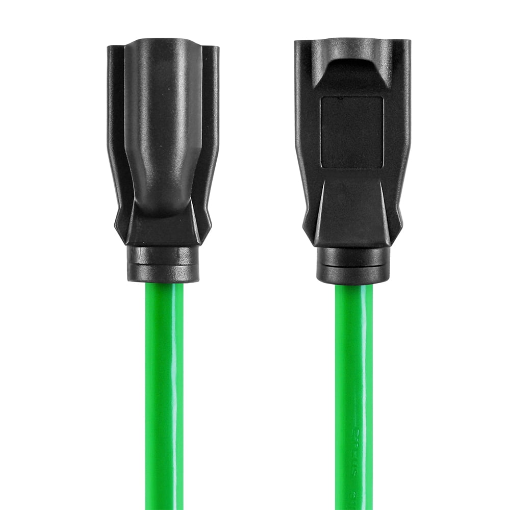 Hyper Tough 25 ft 16 AWG 3-Prong Single Outlet Outdoor Extension Cord, Hi-Vis Green, 125V 13A