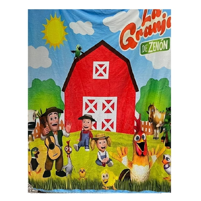 Exclusiva! Cobija Frazada Ultra Suave La Granja de Zenon