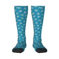 thumbnail image 1 of Fotbe Sea Turtle Calcetas Divertidas Estampadas para Hombre y Mujer, Calcetas de Algodón hasta la Rodilla para Caminar, Correr, Enfermería y Embarazo, 1 of 6