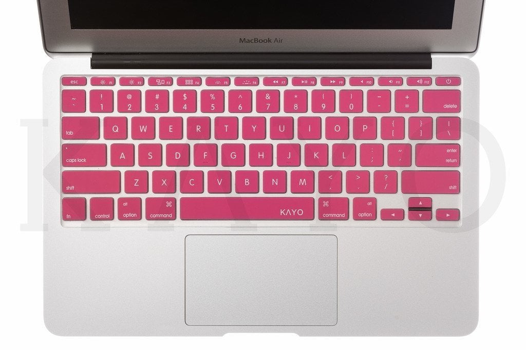 NEW Fuchsia Silicone Keyboard Cover Skin for Macbook Air 11" Model A1465