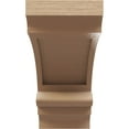 thumbnail image 2 of 4"W x 12"D x 8"H Classic Diane Rough Cedar Woodgrain TimberThane Corbel, Primed Tan, 2 of 6