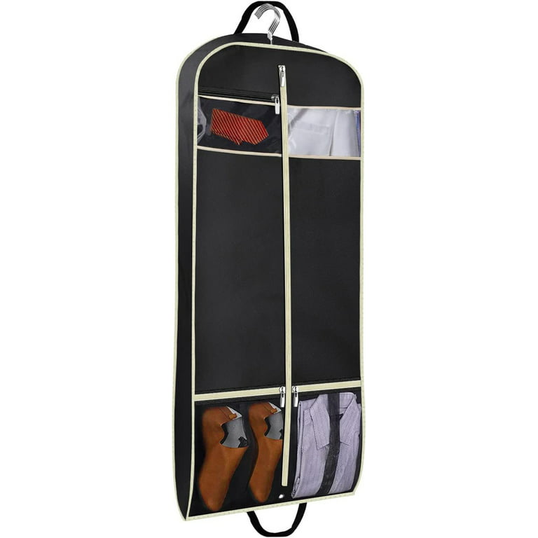 MISSLO 43 Gusseted Suit Bags for Men Travel Hanging Garment Bags Heavy  Duty Suit Cover for Women Ki…See more MISSLO 43 Gusseted Suit Bags for Men