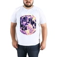 thumbnail image 4 of Men's Graphic TeeMoon (15) Letter Print T-Shirts Round Neck Short Sleeves Sizes XS-5XL Summer Daily Casual Tops, 4 of 5