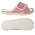 thumbnail image 2 of Oyang Women's Fuzzy House Slippers with Arch Support Orthotic Heel Cup Sandals, Velcro Slippers Comfy Memory Foam Slippers, 2 of 7