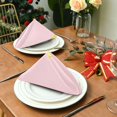thumbnail image 6 of Iauyy Satin Napkins Set of 1- Pink-easter Eggs DIY Printing Decoration Cloth Napkin- Easy Care for Home/Party, 6 of 8