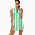 thumbnail image 2 of Aesthetic Sage Green and White Vertical Sports Dresses Women Tennis Dress with Separate Shorts One-Piece Slim Fit Golf Dress, 2 of 4