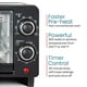 thumbnail image 4 of Elite Gourmet ETO490 Horno tostador de encimera de 9 L/4 rebanadas con temporizador de 30 minutos, control de temperatura ajustable, incluye bandeja para hornear y rejilla, hornear, asar, tostar, negr, 4 of 5