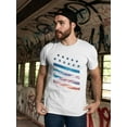 thumbnail image 2 of Stars And Stripes Landscape Men T-Shirt, Male Medium, 2 of 4