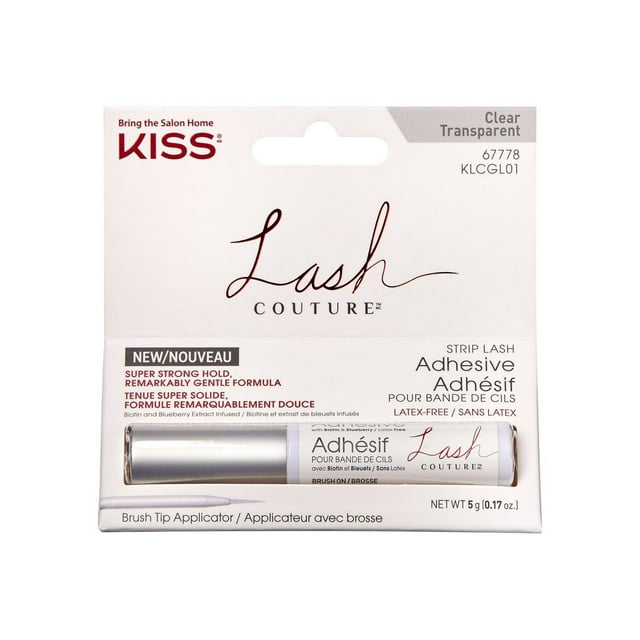 KISS - Lash Couture Colle à faux cils sur bande - Transparente - (0,17 oz)