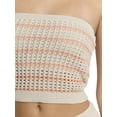thumbnail image 4 of Mills by Millie Bobby Brown Women's Crochet Tube Top, Sizes XXS-XXL, 4 of 6
