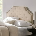 thumbnail image 2 of Kanadic Contemporary Fabric Tufted Upholstered Full/Queen Headboard, 2 of 10