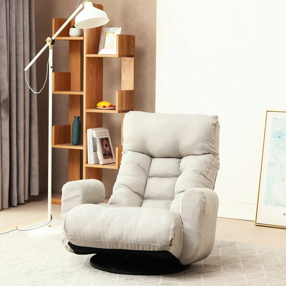 Ergonomic Chair With 5 Adjustable Angles And Soft Padding Relaxing Thick Cushion 360 Degree Swivel