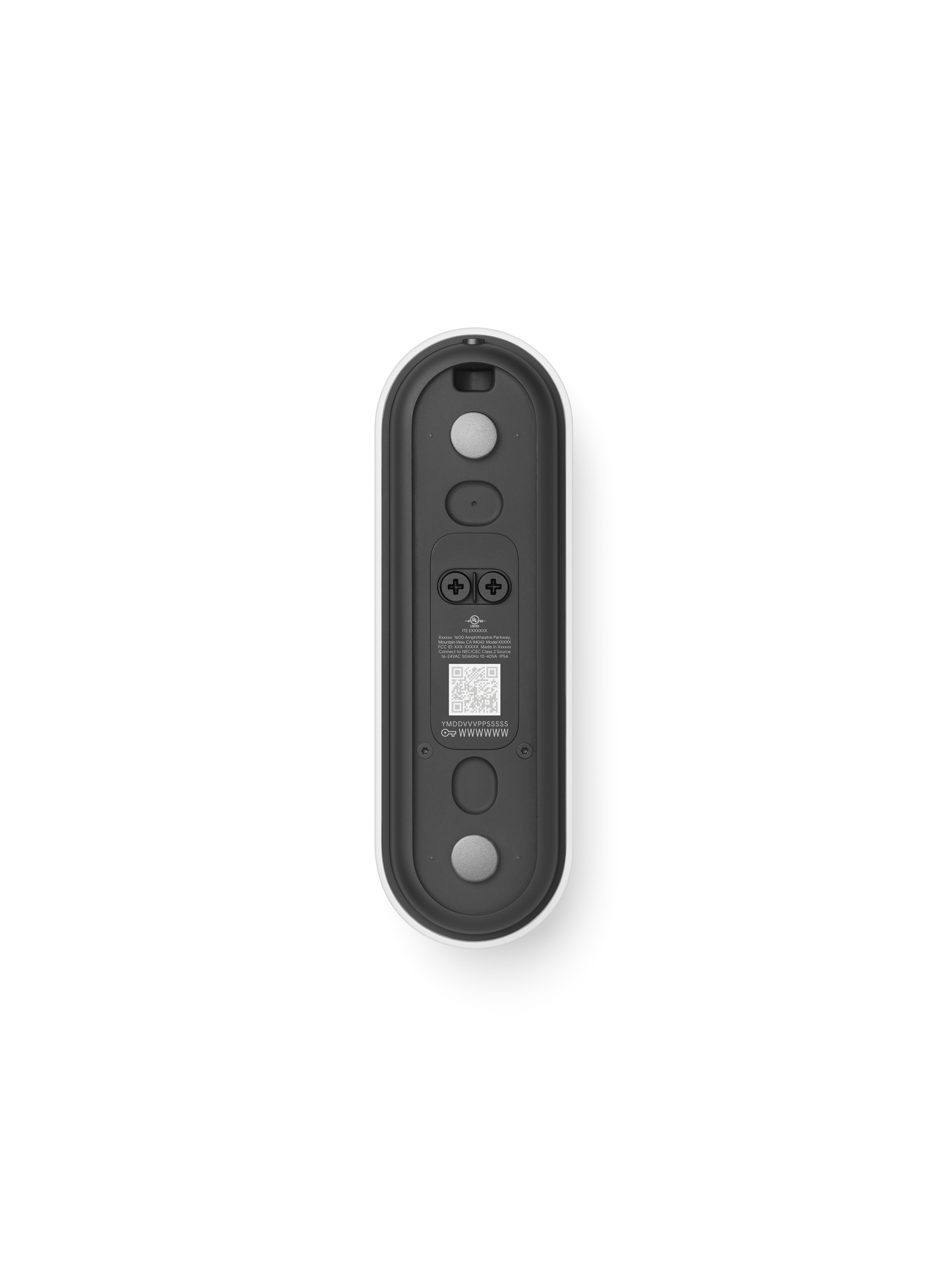 Google Nest Doorbell (Wired, 3rd Gen) - &nbsp;Snow