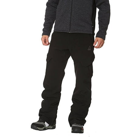 Gerry Mens Ski Pant 4-Way Stretch, Black, Small -