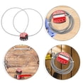 thumbnail image 1 of GOOHOCHY Cable Padlock Lockout Tagout Cable Lock Vinyl Coating Safety for Industrial Users 1Pcs, 1 of 7