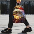 thumbnail image 2 of Disketp Geometric American Bald Eagle Mochila Escolar de 15 Pulgadas, Mochila Ligera para Estudiantes, Viajes y Trabajo, Cómoda y Resistente para el Uso Diario, 2 of 6