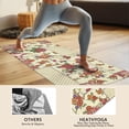 thumbnail image 4 of Pioneer Flower Floral Print Pattern Hot Yoga Mat Towel Non Slip for Hot Yoga - Quick-Drying Yoga Mat Cover with 4 Corner Pockets with Travel Bag - Hot Yoga Towel Non Slip 74"x26", 4 of 6